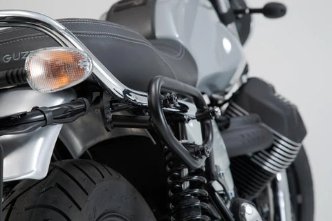 SW-Motech Legend Gear LC2 Side Bag System Brown Edition — Moto Guzzi (BC.HTA.17.595.20200)
