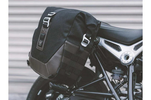 SW-Motech Legend Gear LC1 & LC 2 Side Bag System Brown Edition — BMW Racer