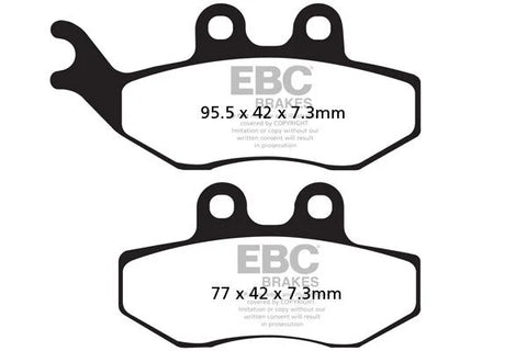 EBC Organic Front Brake Pads SFAC194