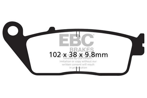 EBC Organic Front & Rear Brake Pads SFAC196