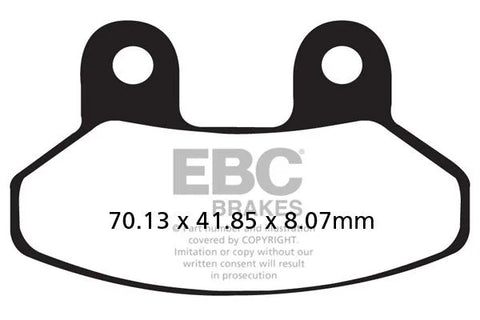 EBC Organic Front Brake Pads SFAC306