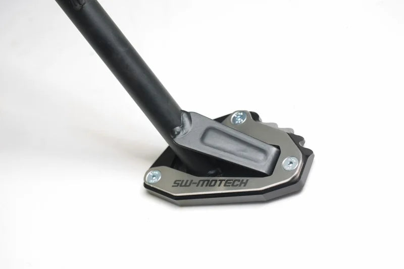 SW-Motech Side Stand Foot Extension Black/Silver Ducati Models