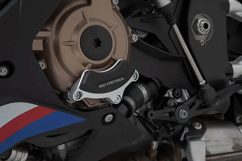 SW-Motech Engine Case Protector Black/Silver BMW S1000RR