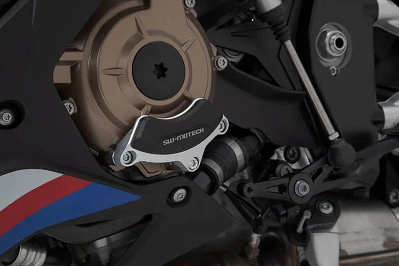 SW-Motech Engine Case Protector Black/Silver BMW S1000RR