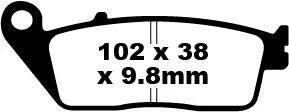 EBC Sintered Metal Front & Rear Brake Pads SFA196HH