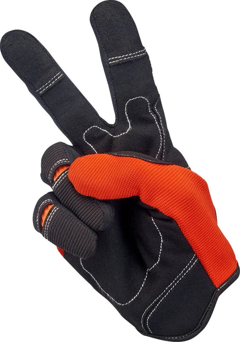 Biltwell Gloves Moto Orange/Black