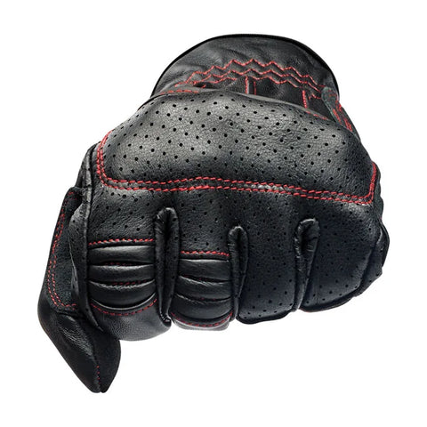 Biltwell Borrego Gloves Black/Redline