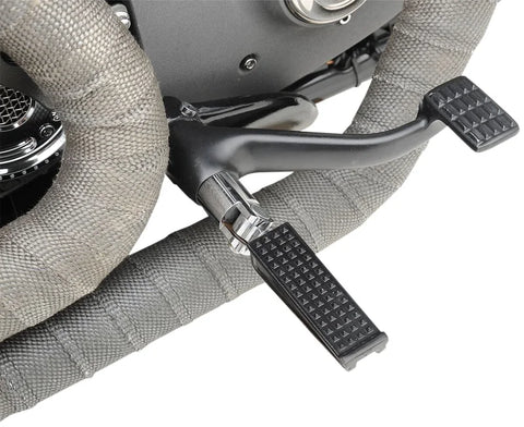 Biltwell Sanderson Steel Footpegs Black Electroplate