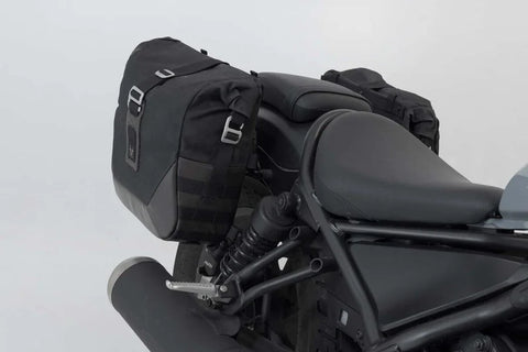 SW-Motech Legend Gear LC2 Side Bag System Brown Edition — Honda Rebel