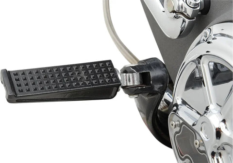 Biltwell Sanderson Steel Footpegs Black Electroplate