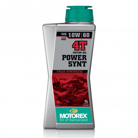 Motorex - Power Synt 4T Fully Synthetic Pro Performance JASO MA2 10w/60 1L - 7300092