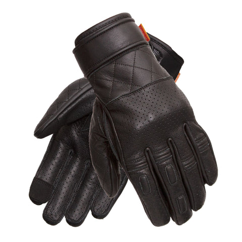 Merlin Clanstone D30 Motorcycle Leather Gloves MLG037/BLK