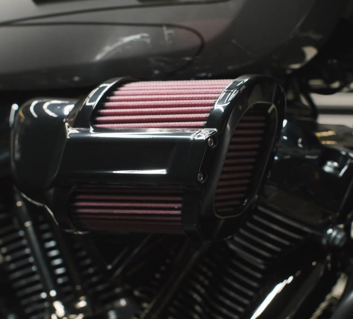 Harley-Davidson 29400454 Screamin' Eagle Heavy Breather Extreme Air Cl ...