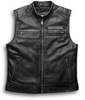 Genuine Harley-Davidson® Men's Passing Link Leather Vest 98109-16VM