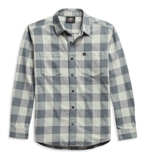 Genuine Harley-Davidson® Men's #1 Logo Plaid Shirt 99051-21VM