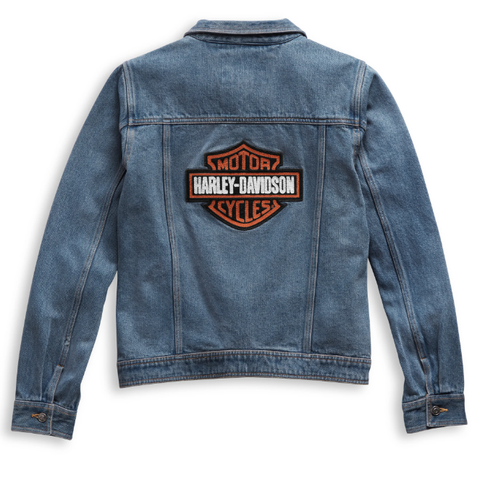 Harley-Davidson® Women's Bar & Shield Logo Denim Jacket 98405-21VW