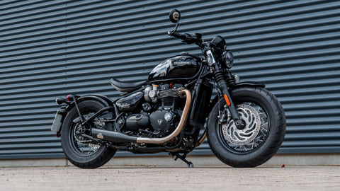 Dr. Jekill & Mr. Hyde King Wrinkle Black Exhaust Triumph Bonneville Bobber & Bonneville Speedmaster 2021–2024 EP-152423
