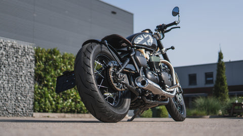 Dr. Jekill & Mr. Hyde King Brushed Stainless Steel Exhaust Triumph Bonneville Bobber & Bonneville Speedmaster 2021–2024 EP-150503
