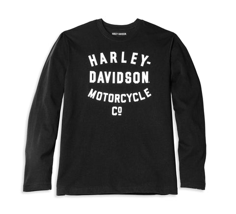Harley-Davidson® Men's Racer Font Motorcycle Co. Long Sleeve 96022-22VM Harley Davidson Direct