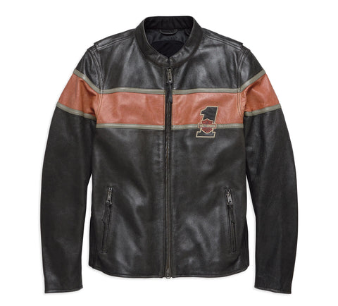 Harley-Davidson® Men's Victory Lane CE-Certified Leather Jacket 98027-18EM Harley Davidson Direct