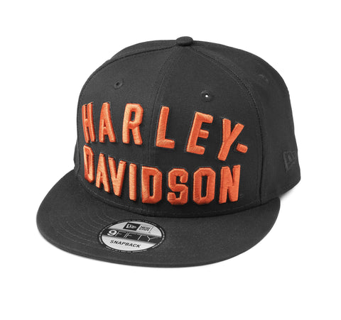 Harley-Davidson® Men's Embroidered Arched Graphic 9FIFTY Adjustable Cap 97604-22VM Harley Davidson Direct