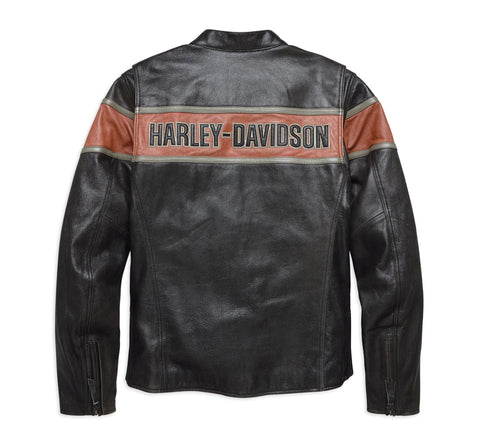 Harley-Davidson® Men's Victory Lane CE-Certified Leather Jacket 98027-18EM Harley Davidson Direct