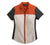 Harley-Davidson® Women's Horizon Logo Colorblock Zip Front Shirt 96395-21VW Harley Davidson Direct