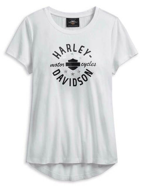 Harley-Davidson® Women's Logo & Stars Top 96230-20VW Harley Davidson Direct