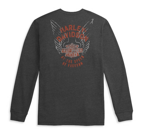 Harley-Davidson® Men's At The Speed of Freedom Knit Henley 96315-21VM Harley Davidson Direct