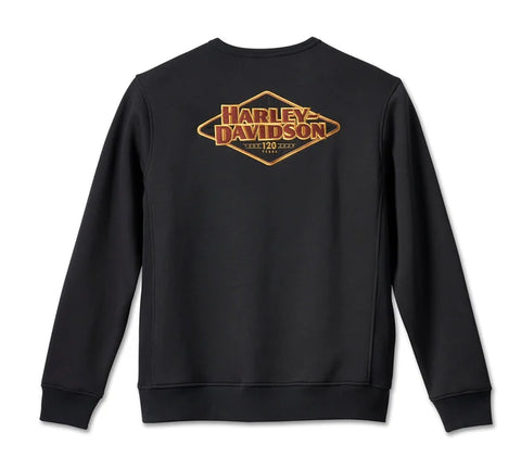 Harley-Davidson® Men's 120th Anniversary Sweatshirt - Black Beauty 96526-23VM