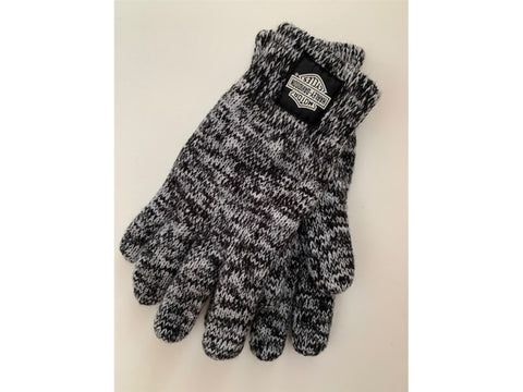 Harley-Davidson®  Hat/Gloves-set,knit,black   97708-23VW