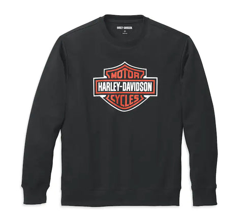 Harley-Davidson® Men's Bar & Shield Crewneck Pullover 99121-22VM