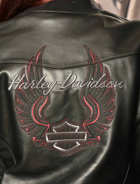Genuine Harley-Davidson® Ladies Leather Jacket Enduro 97028-19EW Harley Davidson Direct