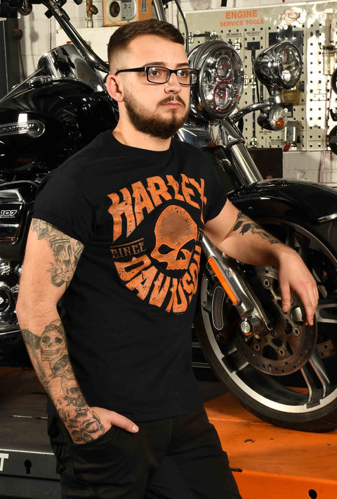 Leeds Harley-Davidson® Vintage Grunge Dealer T-Shirt Mens Harley Davidson Direct