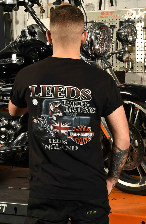 Leeds Harley-Davidson® Speed Venom Dealer T-Shirt Mens Harley Davidson Direct