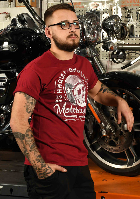 Leeds Harley Davidson Rusty Skull Dealer T-Shirt Harley Davidson Direct