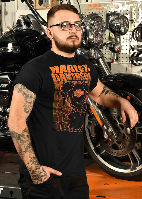 Leeds Harley Davidson Engine Out Dealer T-Shirt Harley Davidson Direct