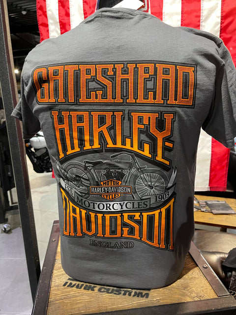 Gateshead Dealer T-shirt Dual MC Harley Davidson Mens Harley Davidson Direct