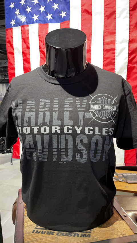 Gateshead Dealer T-Shirt Name Fade Mens Harley Davidson Harley Davidson Direct