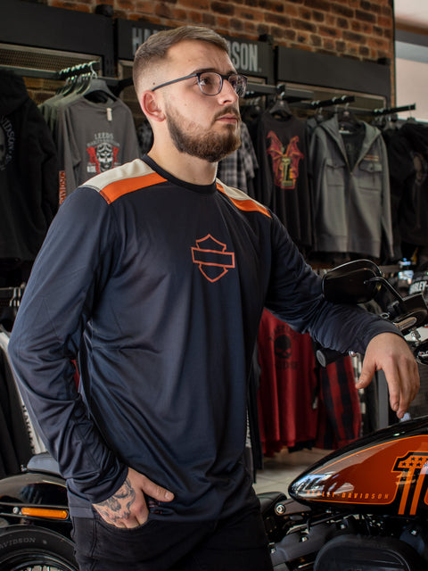 Harley-Davidson® Limited-edition long sleeve tee Coolcore™ jersey Men's 96035-22VM Harley Davidson Direct