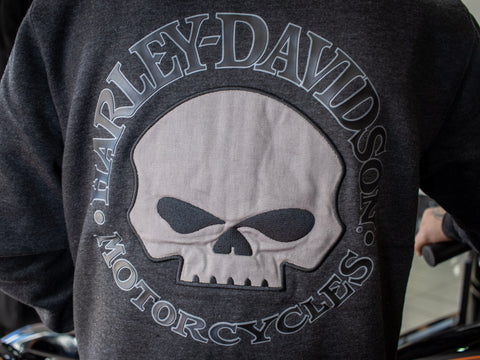 Harley-Davidson® Men's Hooded Skull Sweatshirt 99107-18VM Hoodie Harley Davidson Direct