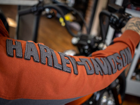Harley-Davidson® Men's Copperblock Long Sleeve 99083-20VM Top Harley Davidson Direct