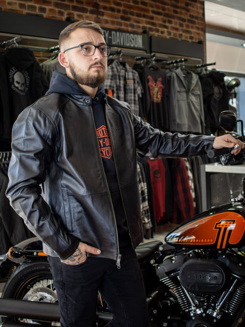 Harley-Davidson® Men's Murray Leather Jacket 97012-22VM Jacket Harley Davidson Direct