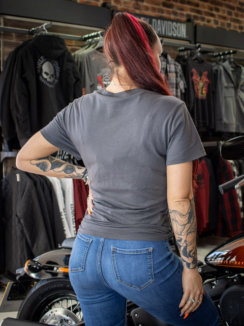Harley-Davidson® Women's Distressed Graphic Tee 96435-20VW Harley Davidson Direct