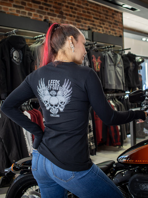 Leeds Harley Davidson Circle Shoulder Ladies Harley Davidson Direct