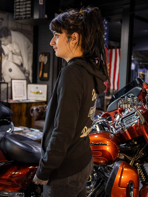 Harley-Davidson® Women's Special Machinist Black Hoodie 96178-23VW