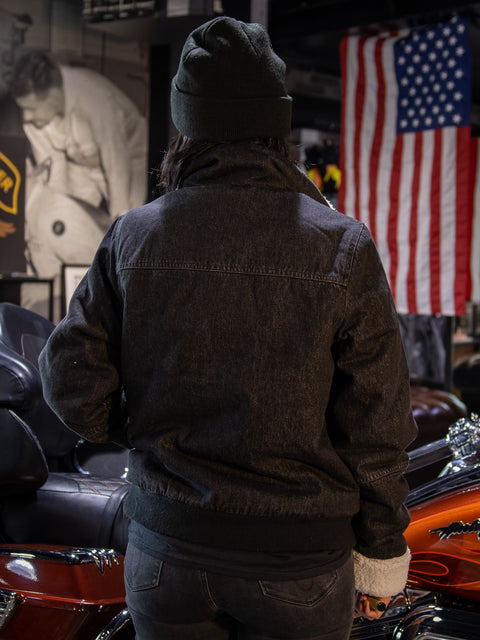 Harley-Davidson® Women's Transcendent Sherpa Lined Denim Jacket 96287-23VW