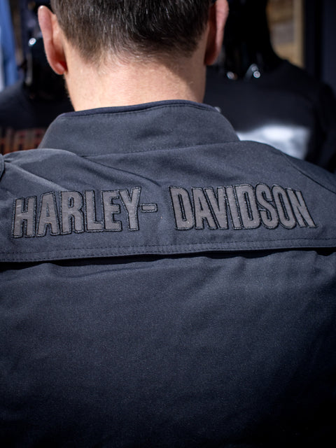 Harley-Davidson® Men's Bagger Textile Riding Jacket CE-Certified with Backpack 97110-22EM Harley Davidson Direct