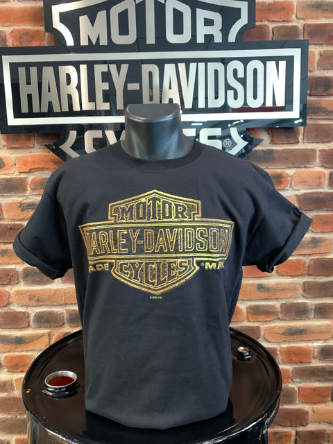 Leeds Harley Davidson Bronzed Dealer T-Shirt Mens Harley Davidson Direct