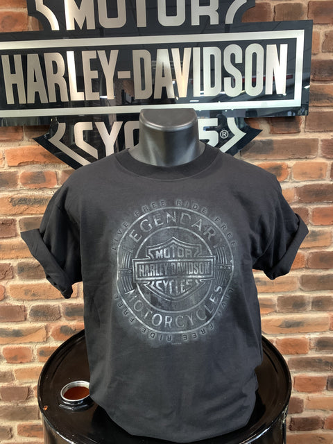 Gateshead Harley Davidson Zing Dealer T-Shirt Black Men's Harley Davidson Direct